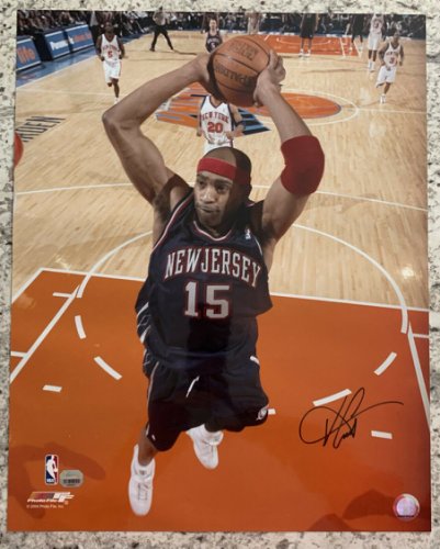 vince carter signed basketball
