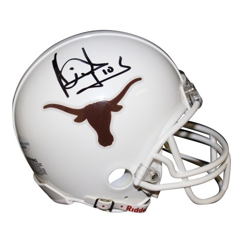 Vince Young Signed Texas College Oange Football Jesey (JSA