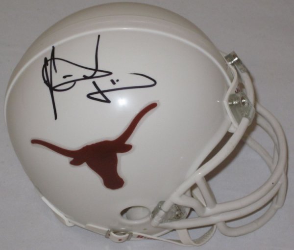 Vince Young Texas Longhorns Autographed Signed Mini Helmet