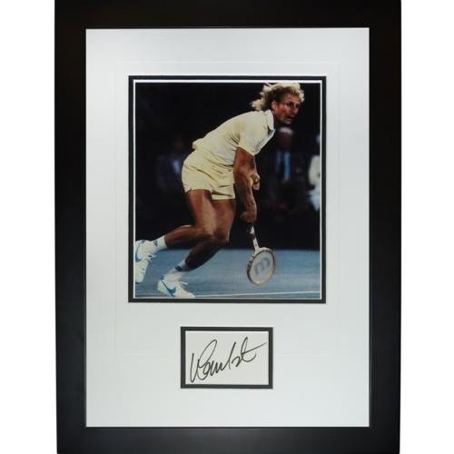 Vitas Gerulaitis Autographed Signed Tennis Signature Series Frame