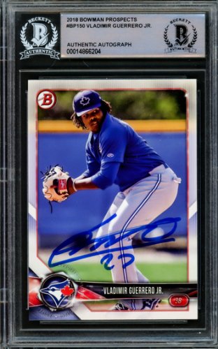 Vladimir Guerrero Jr & Sr Blue Jays Expos DUAL Autograph Signed Custom  Framed Jersey Rare Split HALF & HALF Mat Beckett Witnessed Certified