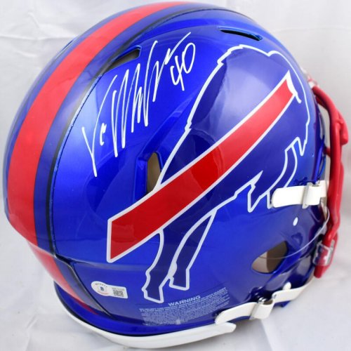 Von Miller Autographed Signed Bills F/S Flash Speed Authentic Helmet-Beckett W Hologram
