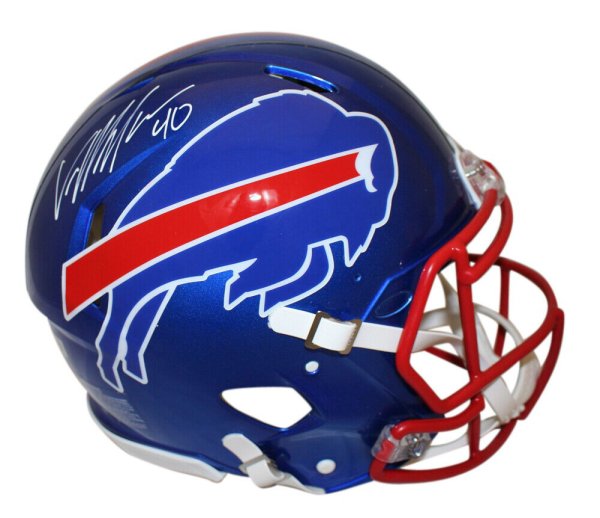 Von Miller Autographed Signed Buffalo Bills Authentic Flash Helmet Beckett