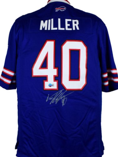 Von Miller Autographed Signed Buffalo Bills Blue Nike Game Jersey-Beckett W Hologram