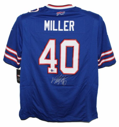 Von Miller Autographed Signed Buffalo Bills Blue Nike Xl Jersey Beckett