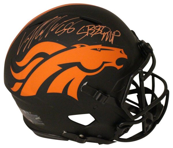 Von Miller Autographed Signed Denver Broncos Authentic Eclipse Helmet Sb MVP JSA