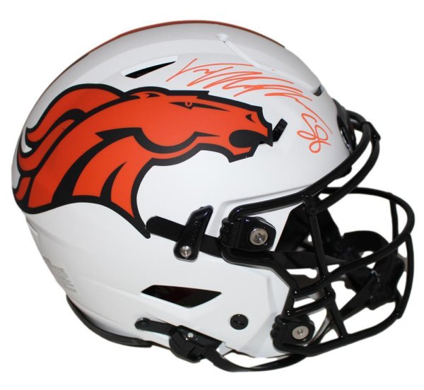 Von Miller Autographed Signed Denver Broncos Authentic Lunar Speed Flex Helmet Beckett