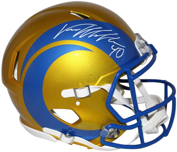 Von Miller Autographed Signed Los Angeles Rams Authentic Flash Helmet Beckett