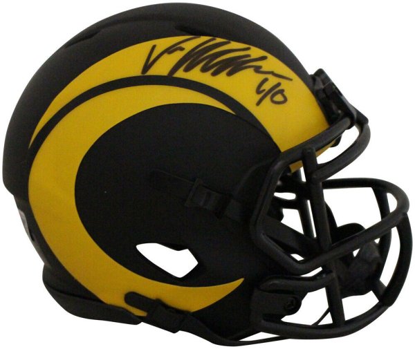 Von Miller Autographed Signed Los Angeles Rams Eclipse Mini Helmet Beckett