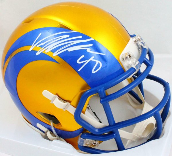Von Miller Autographed Signed Los Angeles Rams Flash Speed Mini Helmet-Beckett W Holo