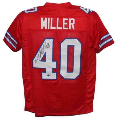 Von Miller Autographed Signed Pro Style Red Xl Jersey Beckett