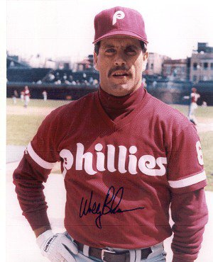 AUTOGRAPHED Wally Backman 8x10 Philadelphia Phillies Photo