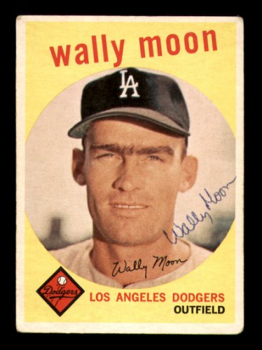 1963 Wally Moon Game Worn Los Angeles Dodgers Jersey. Baseball, Lot  #81535