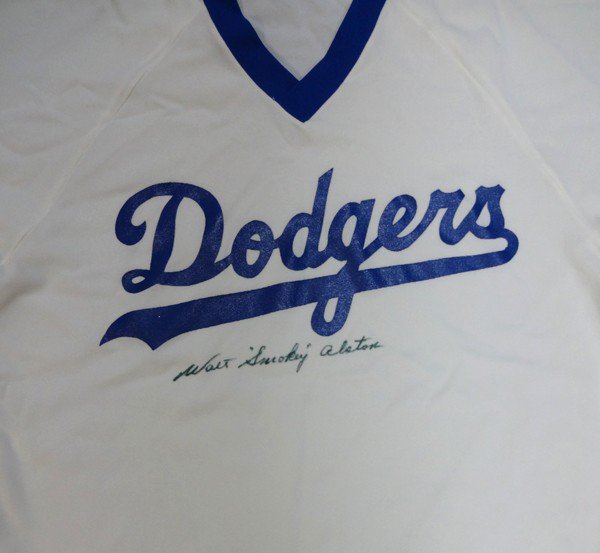 Duke Snider Los Angeles Dodgers Autographed White Majestic Jersey with  Multiple Inscriptions - JSA