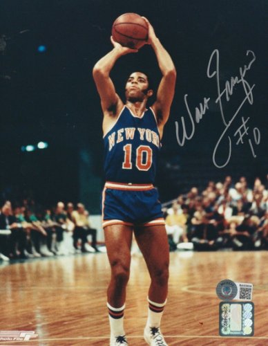Walt Frazier Autographed Signed New York Knicks 8X10 Photo With Beckett COA (Beckett)