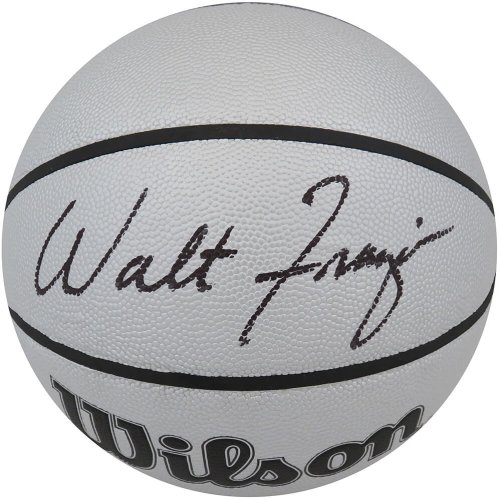 Walt Frazier Autographed Signed Wilson 75th Anniversary Logo Silver NBA Basketball