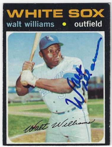 Walt Williams Autographed Signed Chicago White Sox 1970 Topps Card -  Autographs