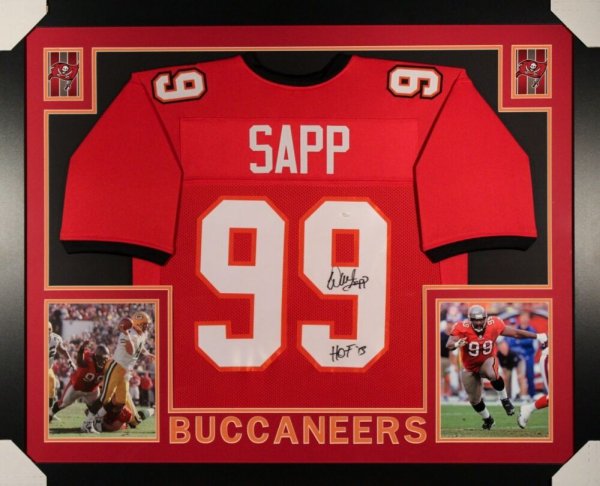 Warren Sapp Autographed/Signed Tampa Bay Buccaneers 8x10 Photo JSA 