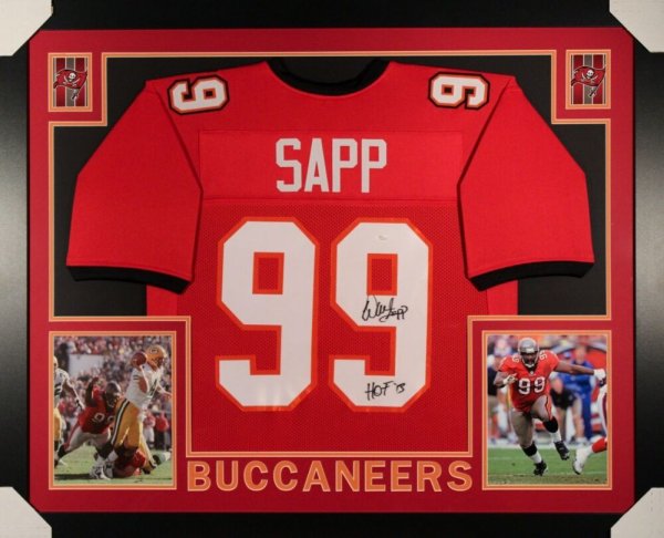 warren sapp signed jersey