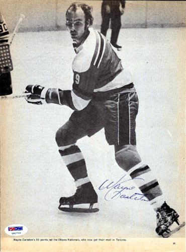 Wayne Carleton Autographed Memorabilia Signed Photo Jersey Collectibles Merchandise