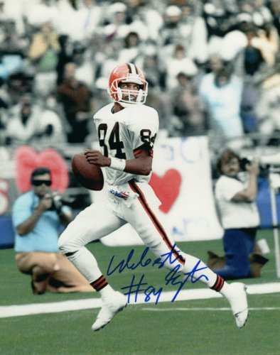 Webster Slaughter Browns 8-1 8x10 Autographed Signed Photo - Certified Authentic