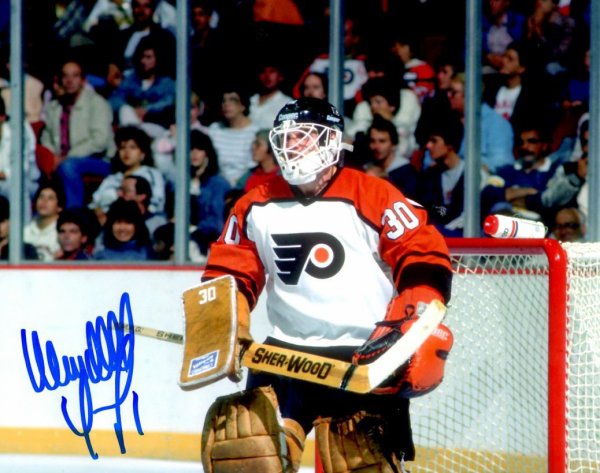 Wendell Young Autographed Signed 8X10 Photo - Philadelphia Flyers - Main Line Autographs