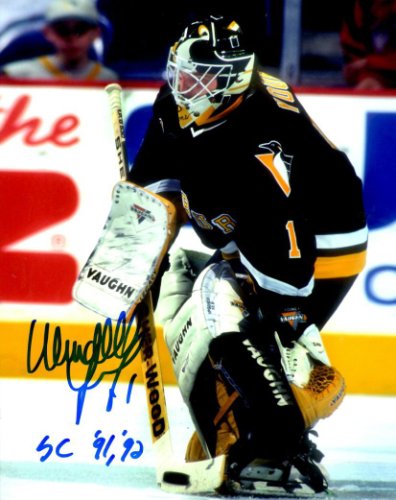 Wendell Young Autographed Signed 8X10 Pittsburgh Penguins Photo - Main Line Autographs