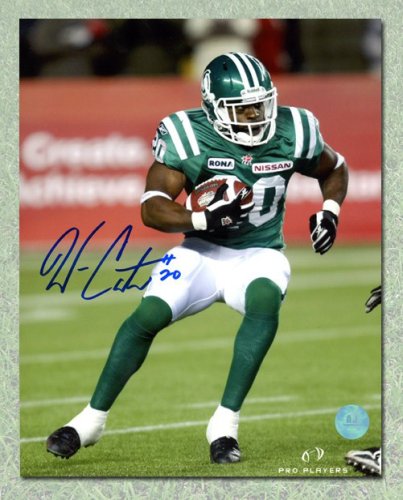 Wes Cates Saskatchewan Roughriders Autographed Signed CFL Football 8x10 Photo