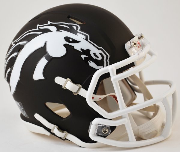 Western Michigan Broncos NCAA Mini Speed Football Helmet <i>Matte Brown</i>