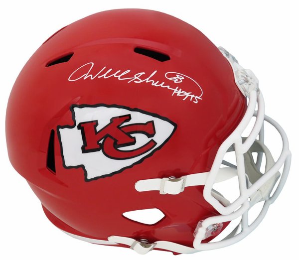 Kansas City Chiefs Autographed Full Size Helmets Signed Helmets