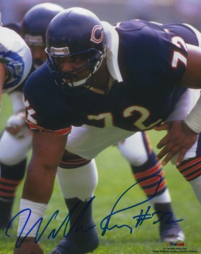 William Perry Signed Orange Chicago Bears Jersey (JSA COA) 1986