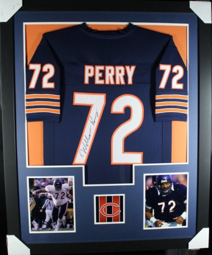 William Perry Signed Orange Chicago Bears Jersey (JSA COA) 1986 Super –