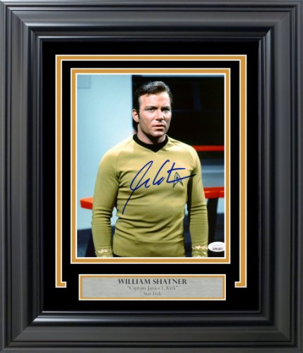 William Shatner Autographed Signed Framed 8X10 Photo Star Trek JSA