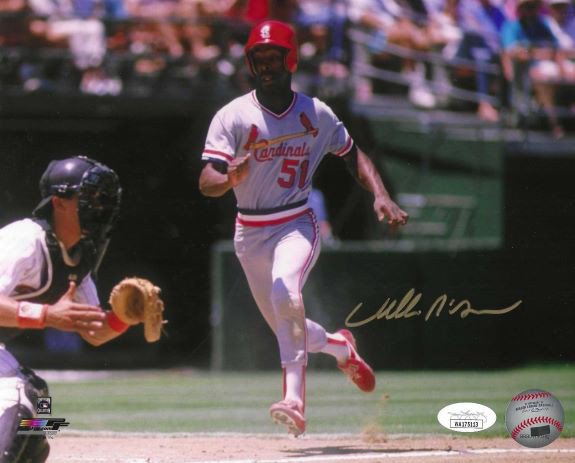 Willie Mcgee Autographed Card 