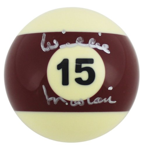 WILLIE MOSCONI SIGNED PSA/DNA CERTIFIED AUTOGRAPHED CUE BILLIARD POOL BALL 