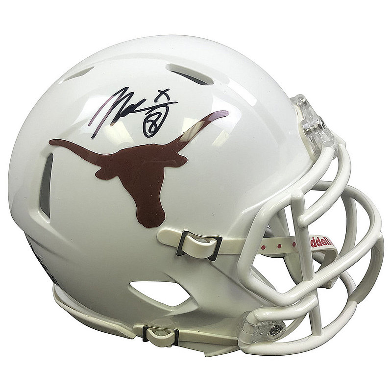 Xavier Worthy Autographed Signed Texas Longhorns Riddell Speed Mini