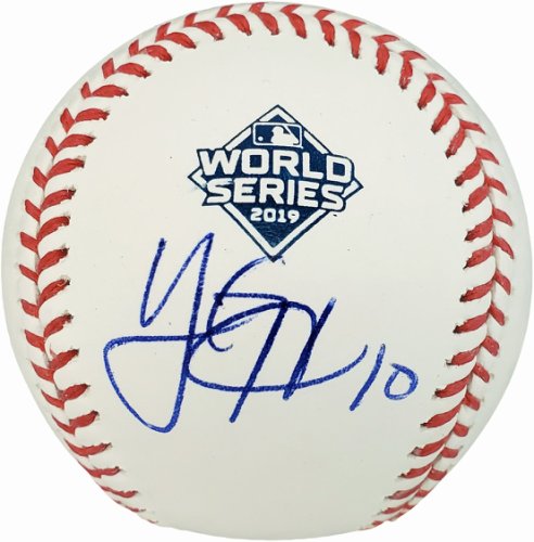 Yan Gomes Autographed Signed Official 2019 World Series MLB Baseball Washington Nationals PSA/DNA