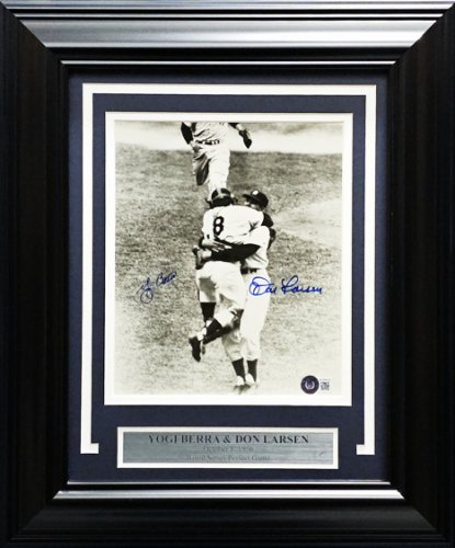 Phil Rizzuto and Yogi Berra Signed 16x20 Photograph. Auto PSA