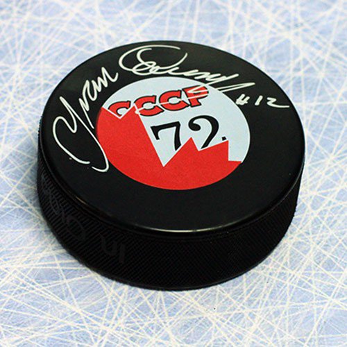 Yvan Cournoyer Autographed Memorabilia Signed Photo, Jersey