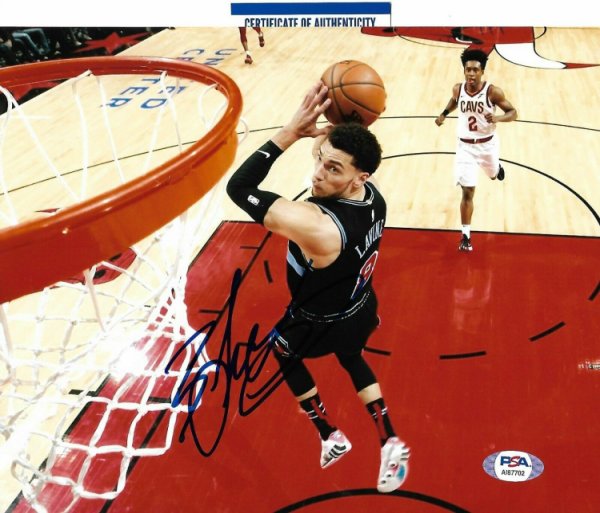 Zach lavine signed basketball
