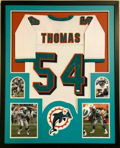 Zach Thomas Signed Inscr Miami Dolphins Full Size Eclipse Replica Helm –  MVP Authentics