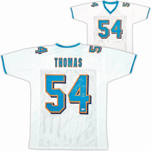 Zach Thomas Framed Signed Jersey JSA Texas Tech Autographed Dolphins