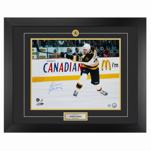 Zdeno Chara Autographed Framed Bruins Jersey - The Stadium Studio