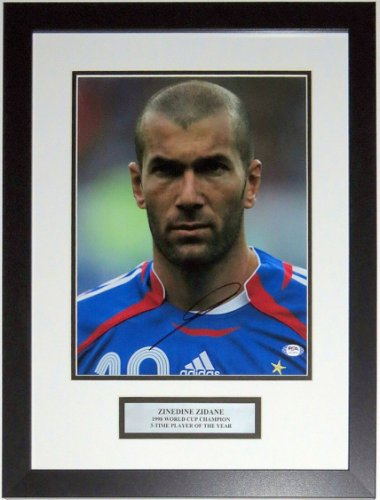 Zidane signed memorabilia Clearance