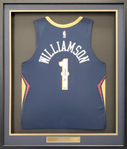 Zion Williamson Signed Duke Blue Devils Jersey Pelicans NBA Proof