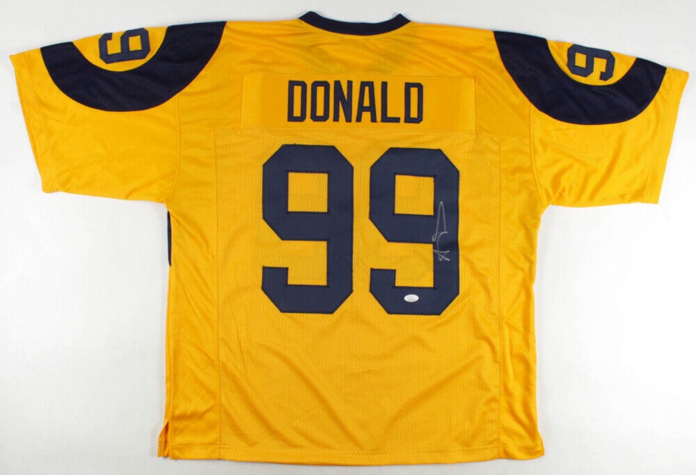 Aaron Donald Framed Signed Los Angeles Rams Jersey JSA Autographed