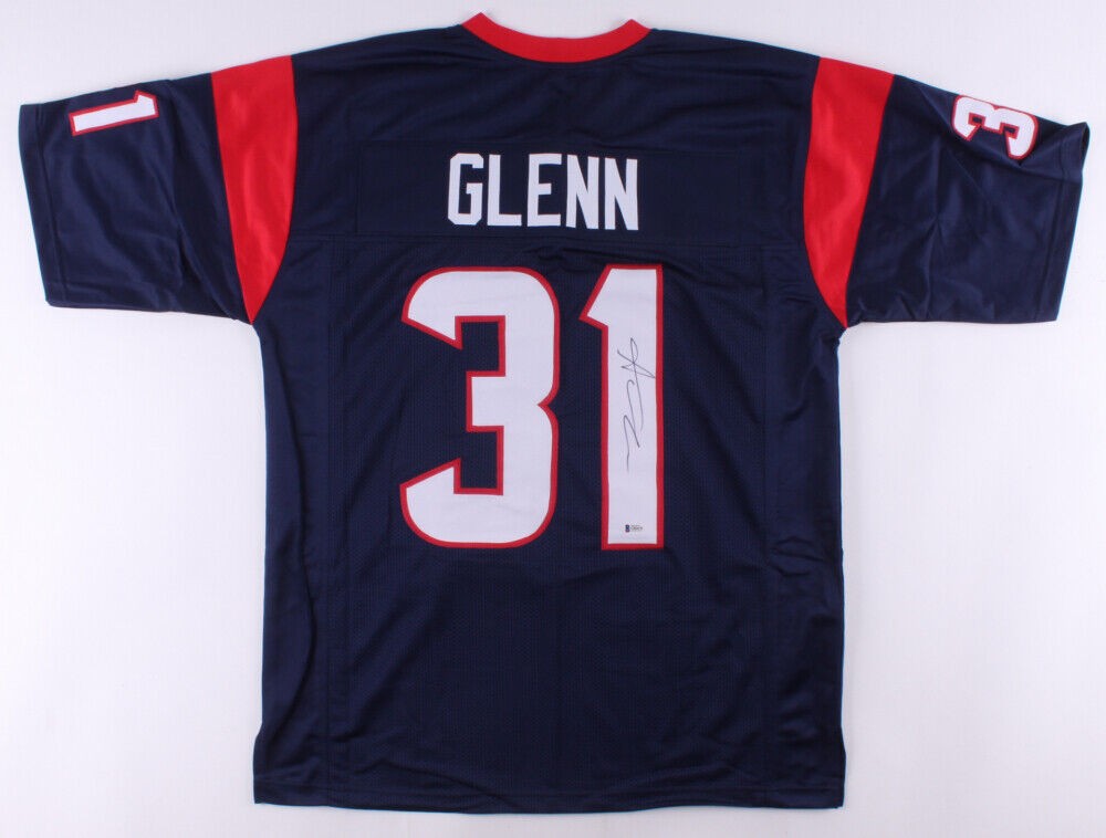 Aaron Glenn Autographed Signed Houston Texans Jersey (Beckett COA) 3Xpro  Bowl Defensive Back