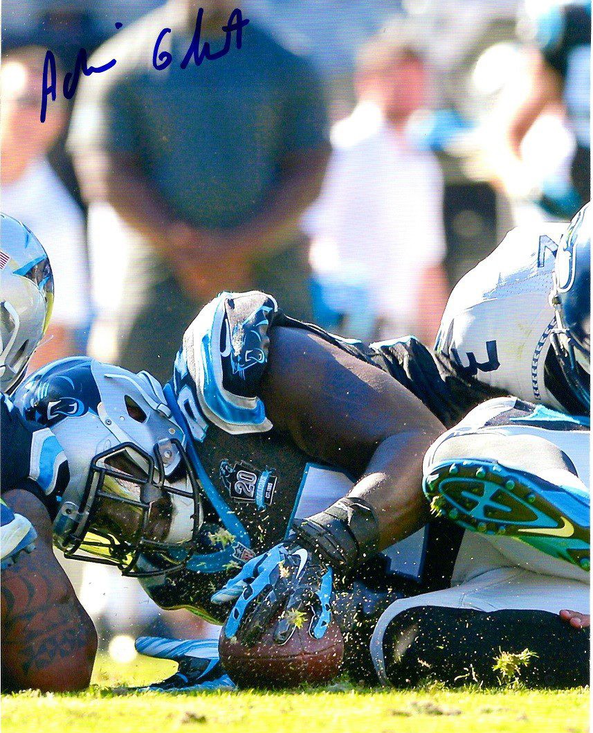 Adarius Glanton Autographed Signed 8X10 Carolina Panthers Photo