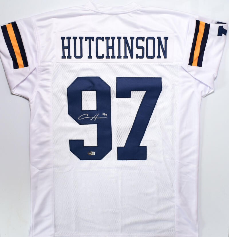 white aidan hutchinson jersey