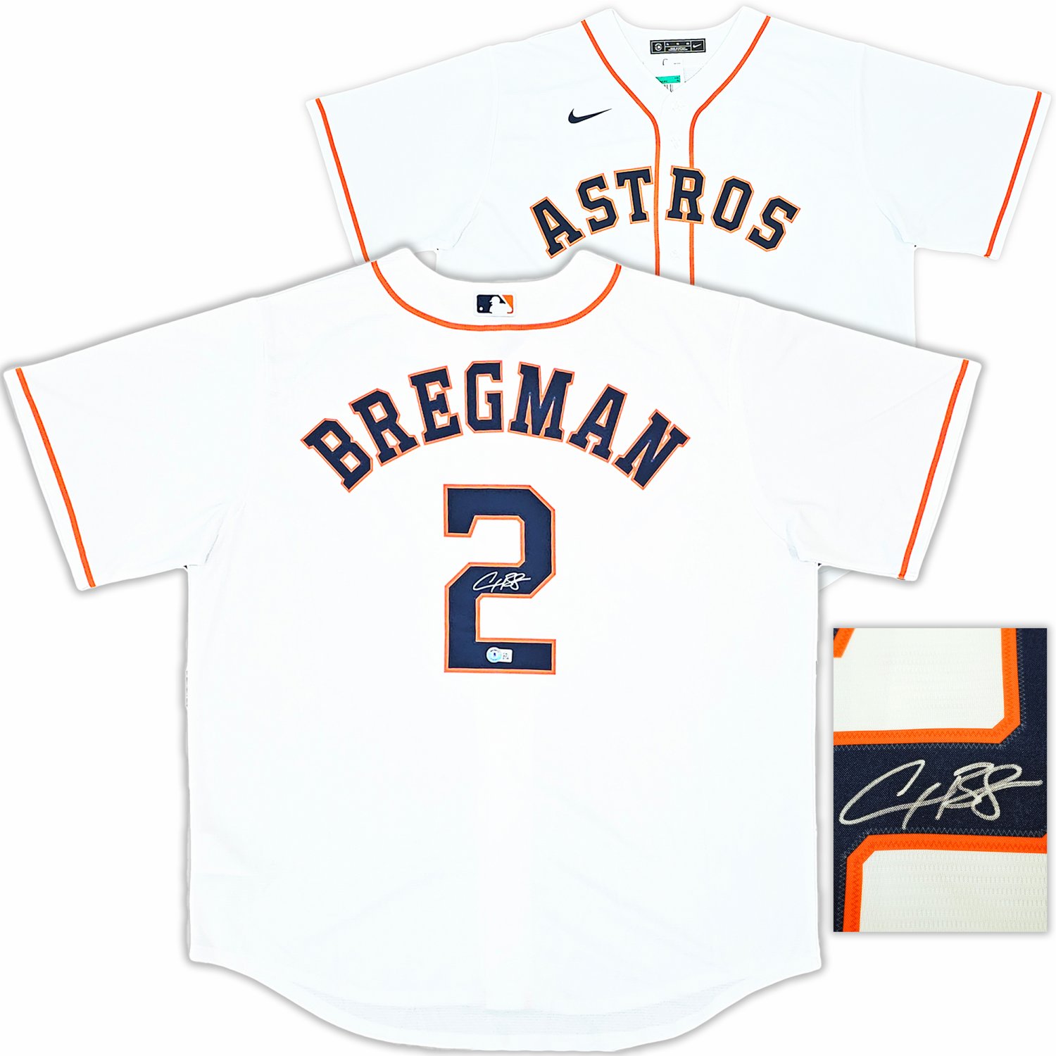 Alex Bregman Autographed and Framed Houston Astros Jersey